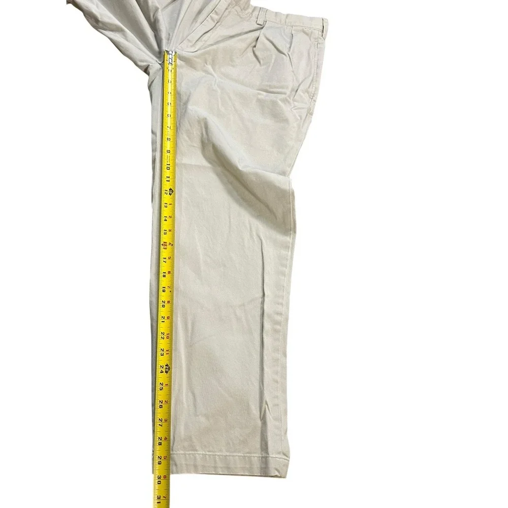 Polo Ralph Lauren Chino Pants Pleated Mens 36x30‎ Khaki Beige